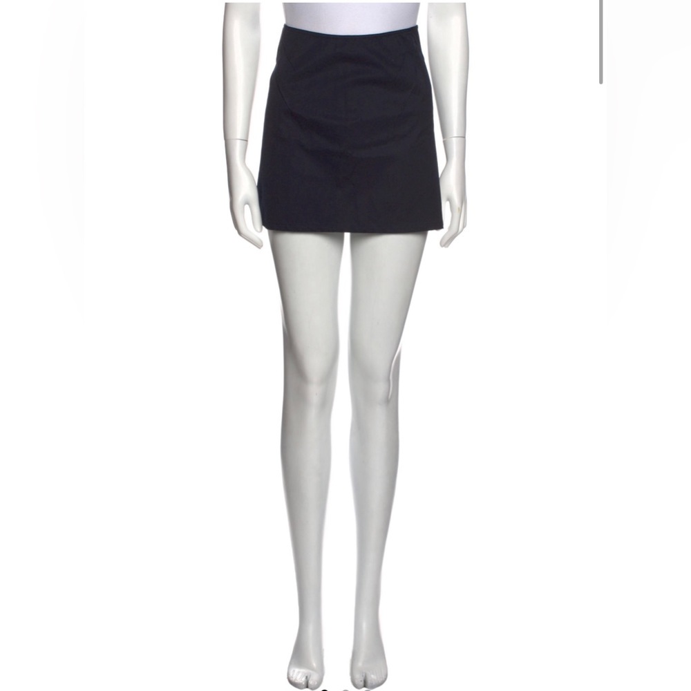 Rare Vintage Miu Miu Mini Skirt - Dark Blue/Navy - Size 38